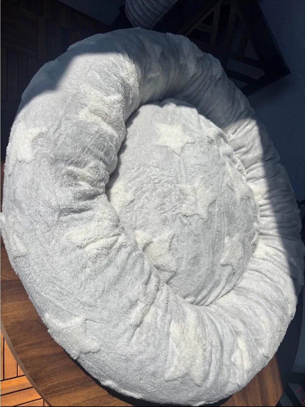 BEDSURE LARGE SIZE GREY STARS PET BED 🌟